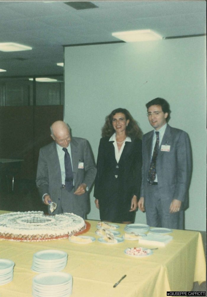 Bernardo, Violetta e Giuseppe Caprotti
