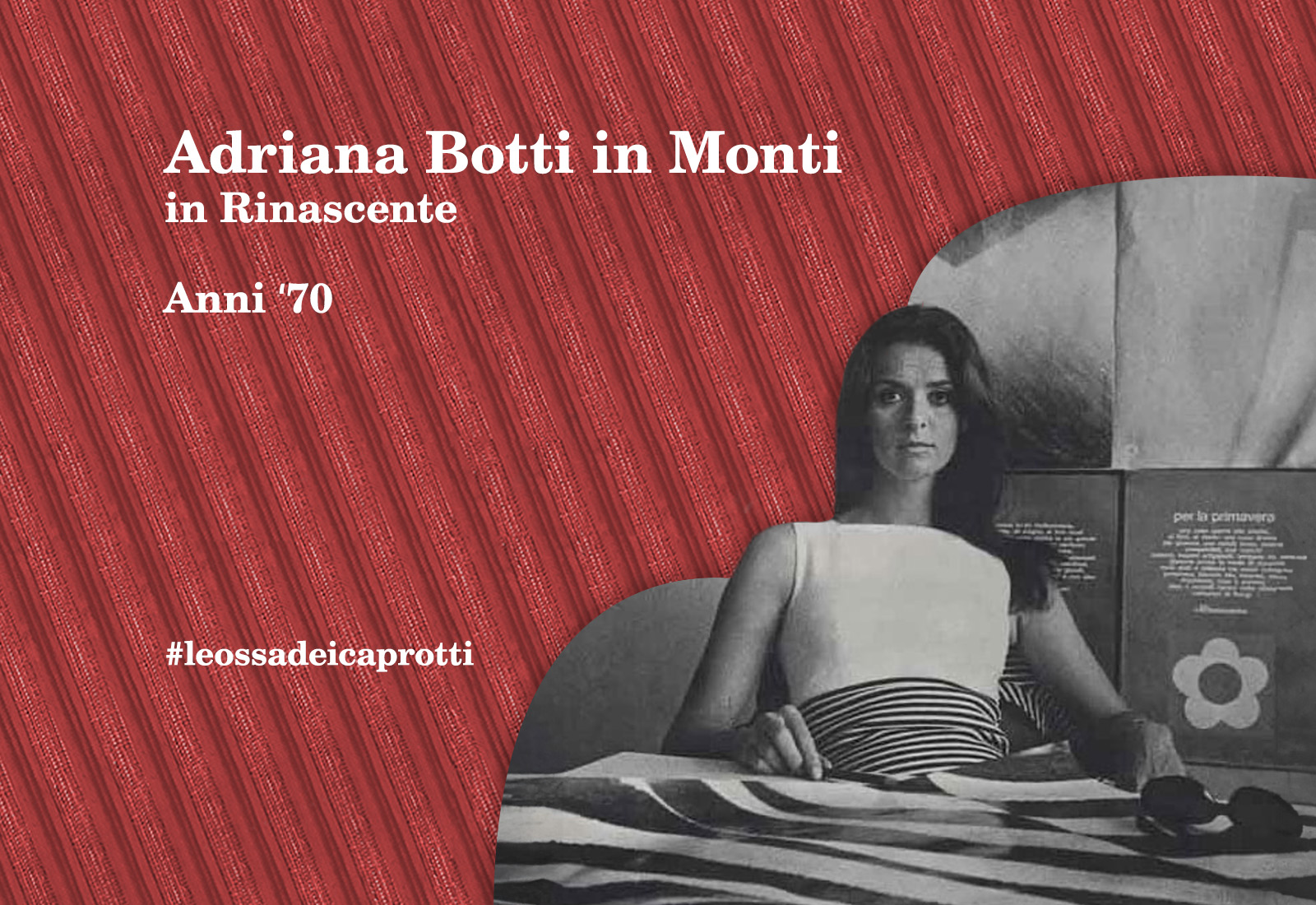 Adriana Botti in Monti Rinascente Anni 70