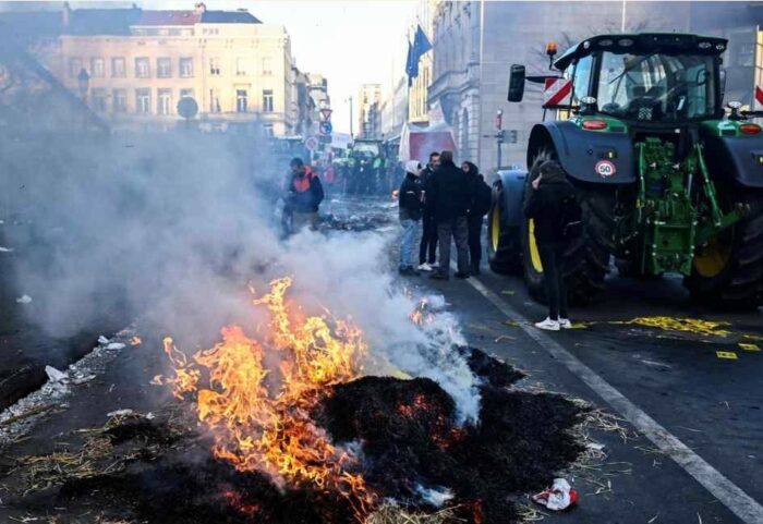 Agricoltori Protesta febbraio 2024