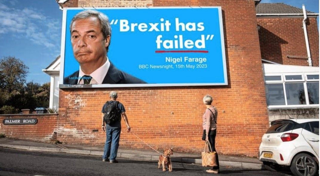 Brexit has failed Farage maggio 2023