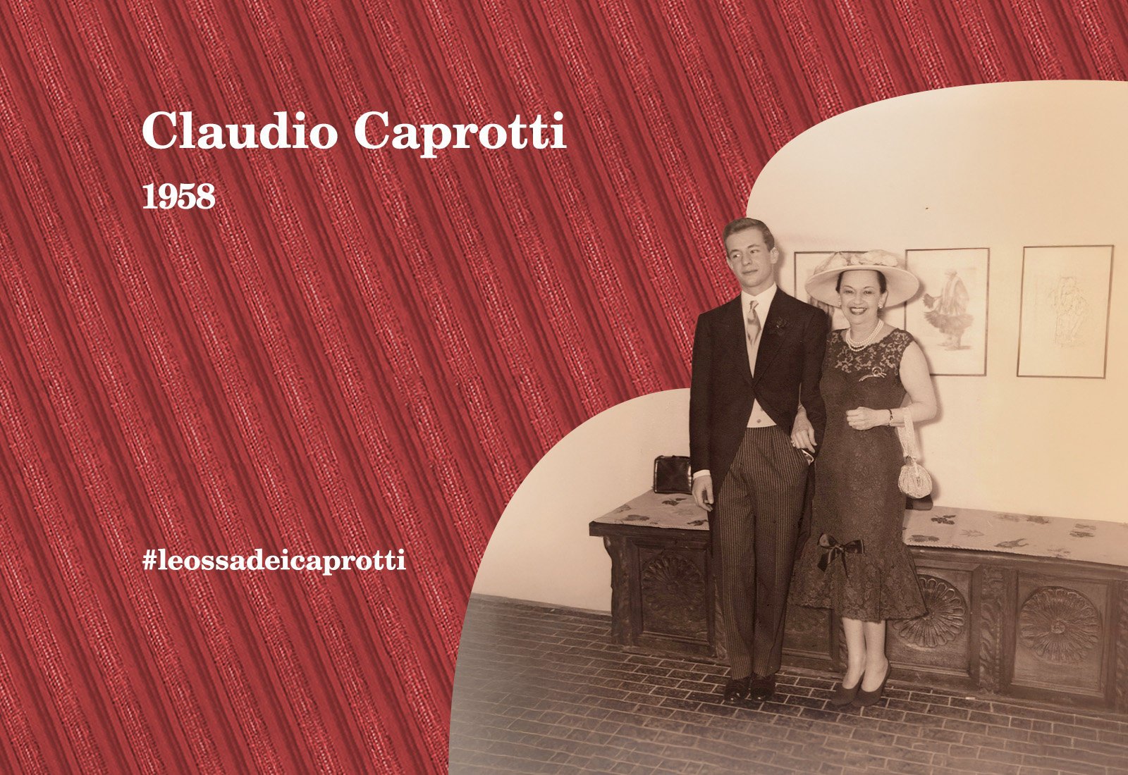 Claudio Caprotti e Marianne Maire 1958