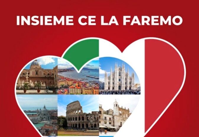 Coronavirus Italia celafaremo cover