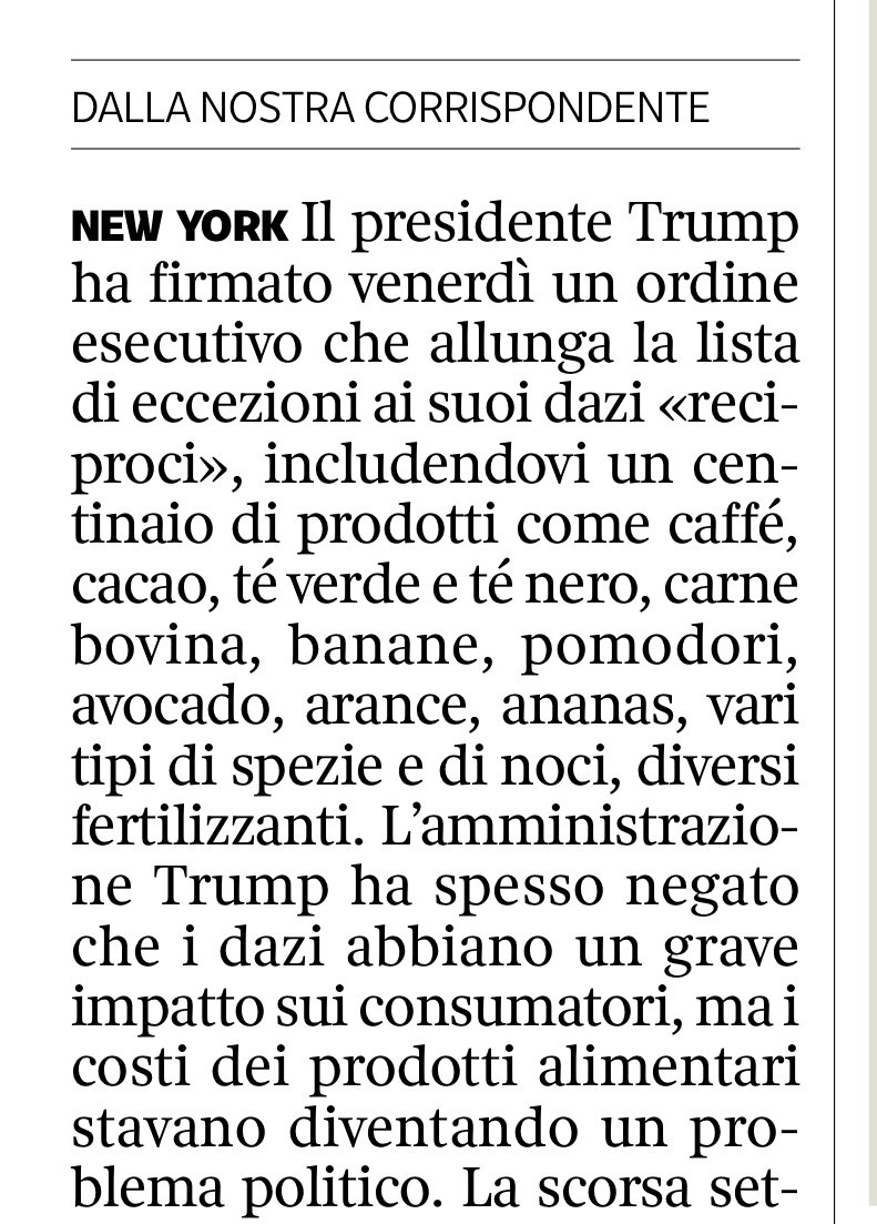 Dazi Trump Corriere novembre 2025 1