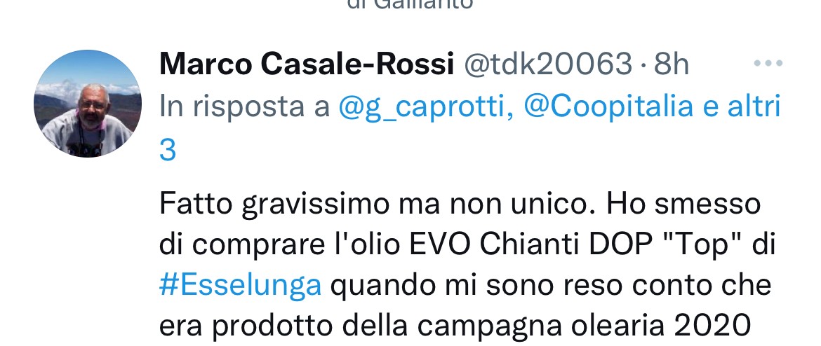 Esselunga olio Top