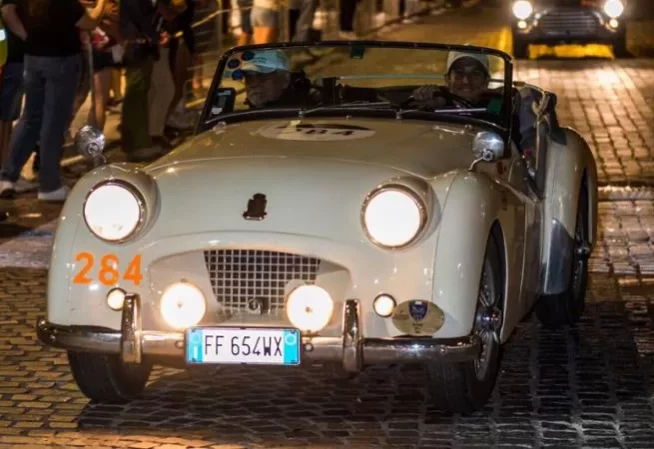 Francesco Pugliese alla Mille Miglia