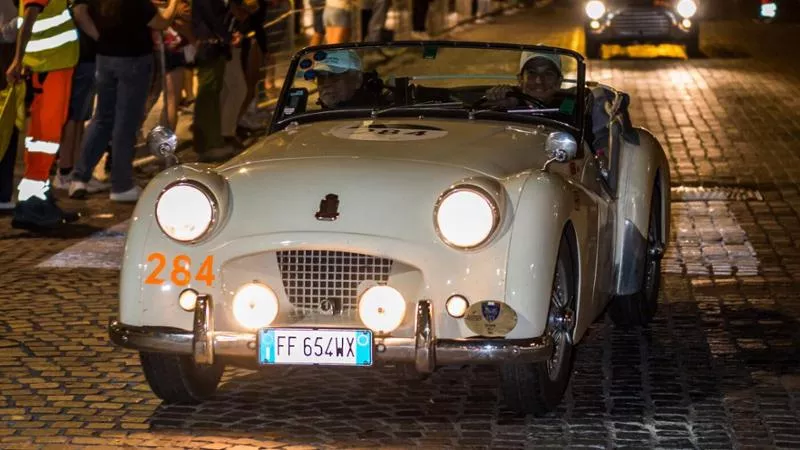 Francesco Pugliese alla Mille Miglia