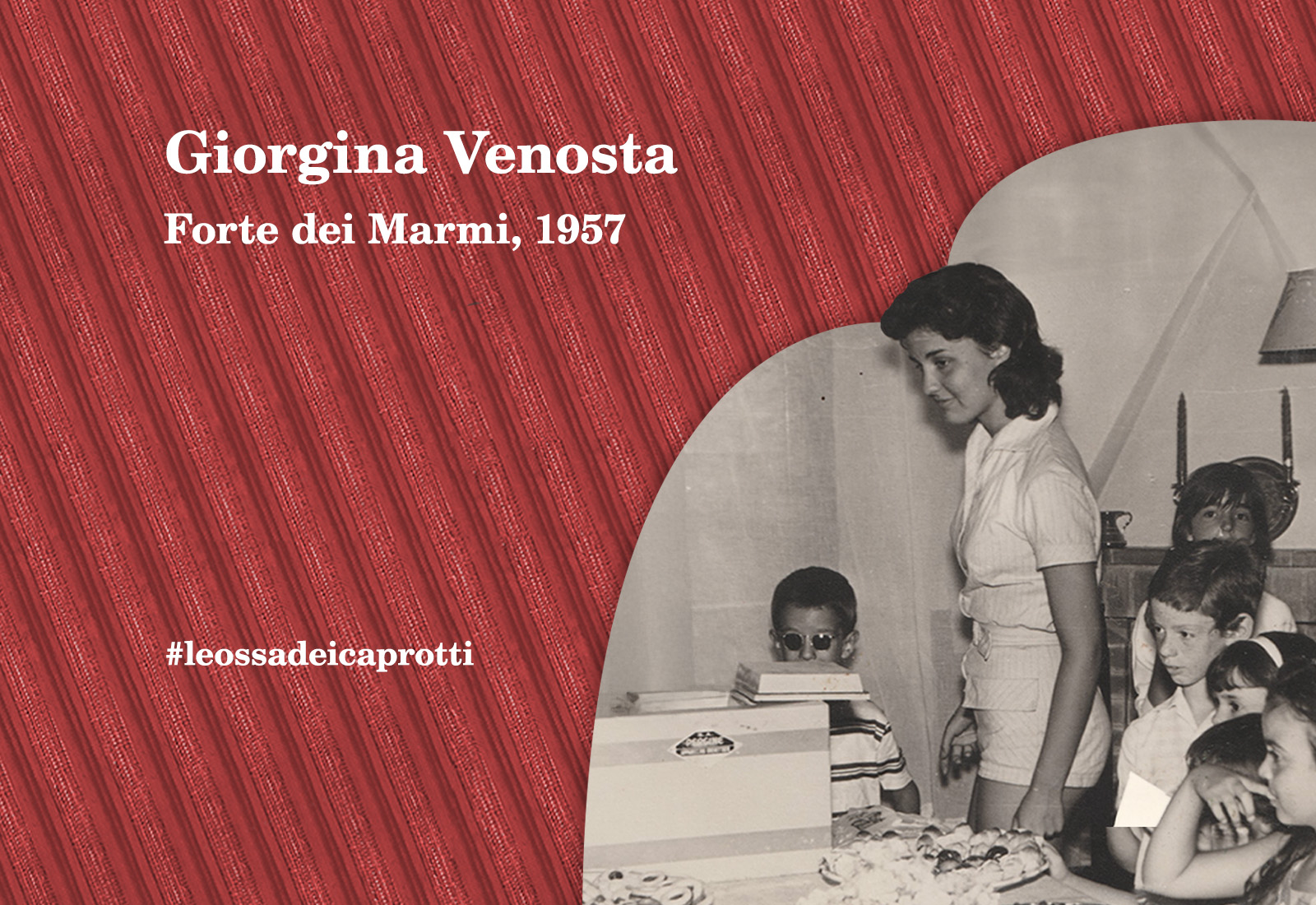 Giorgina Venosta Forte dei Marmi 1957