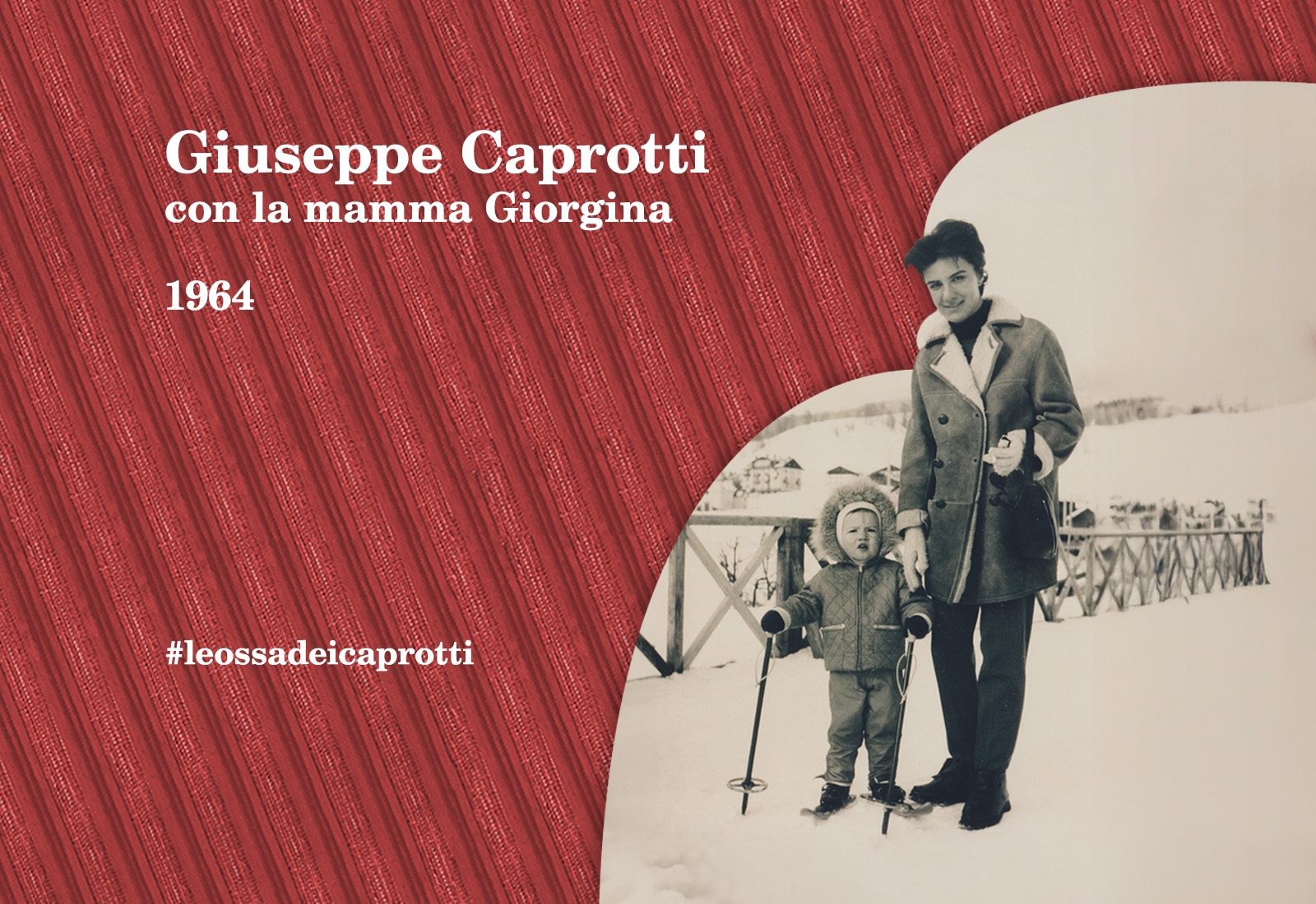 Giuseppe Caprotti con mamma Giorgina
