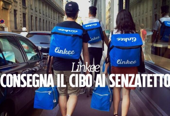 Linkee consegna cibo senzatetto