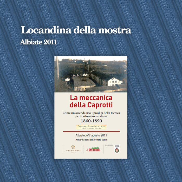 Locandina della mostra, Albiate 2011