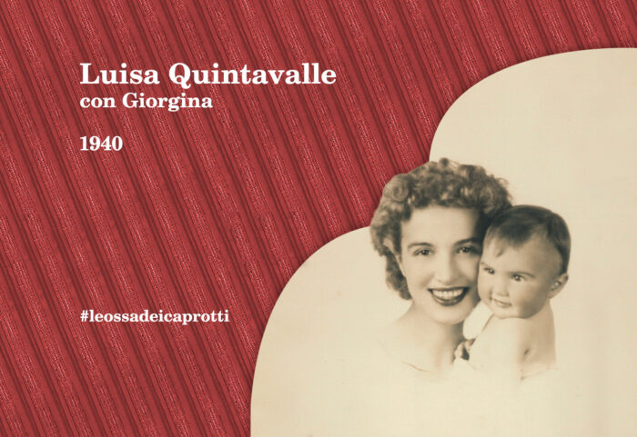 Luisa Quintavalle con Giorgina