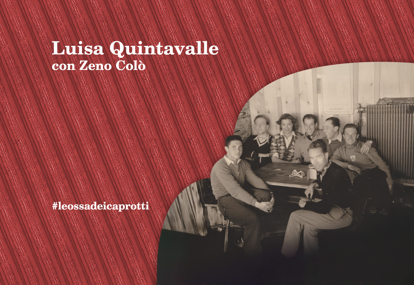 Luisa Quintavalle con Zeno Colò
