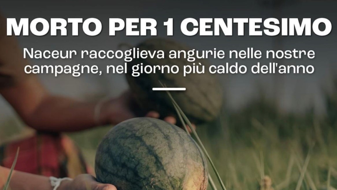 Naceur morto per un centesimo luglio 2023 cover