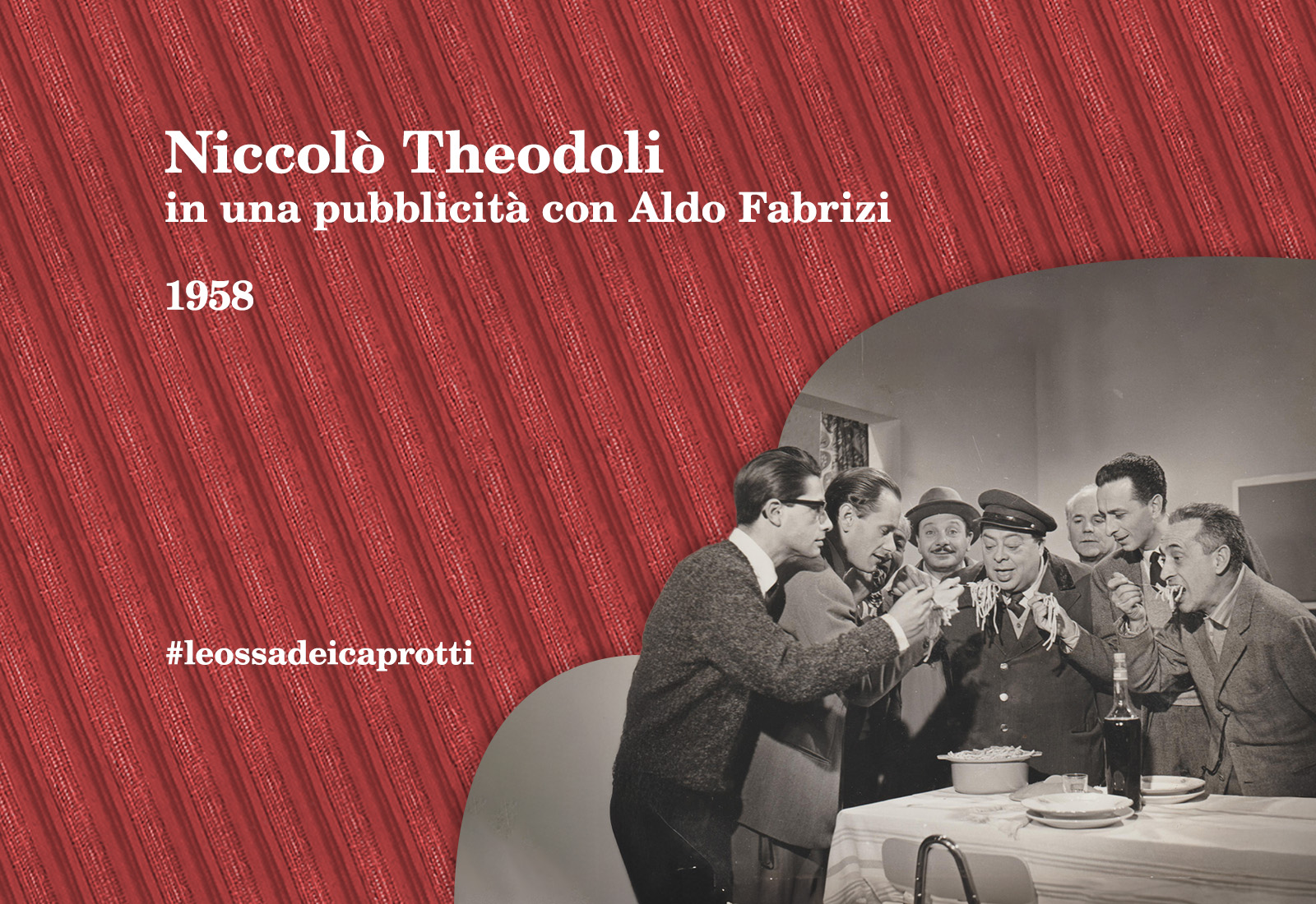 Niccolò Theodoli pubblicità Aldo Fabrizi