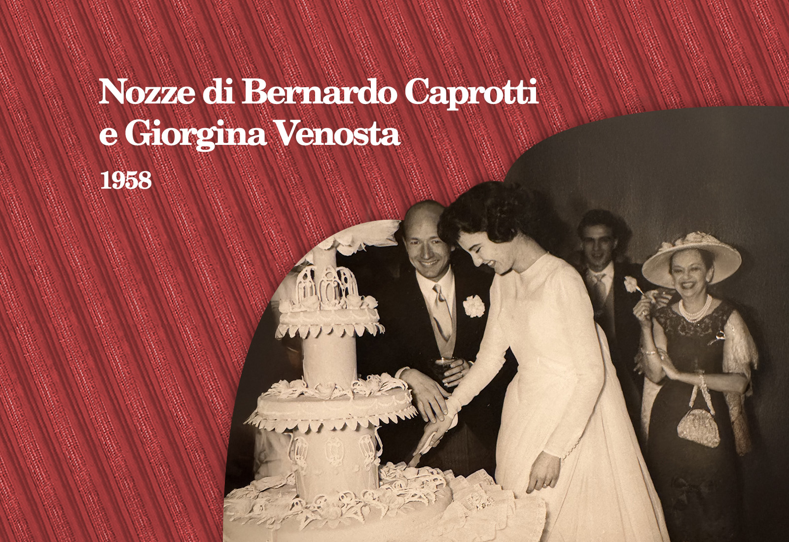 Nozze di Bernardo Caprotti e Giorgina Venosta, 1958