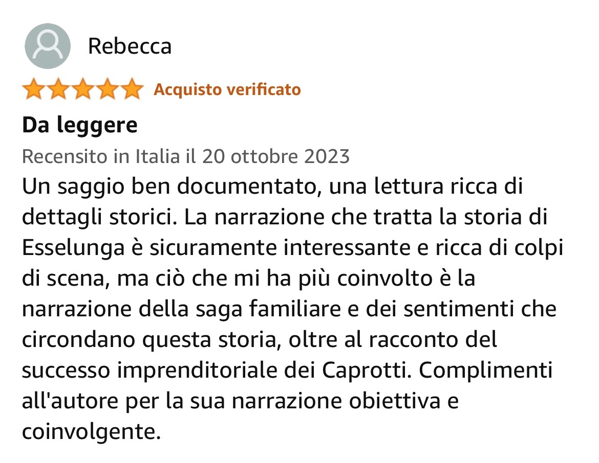 Rebecca su Le ossa dei Caprotti