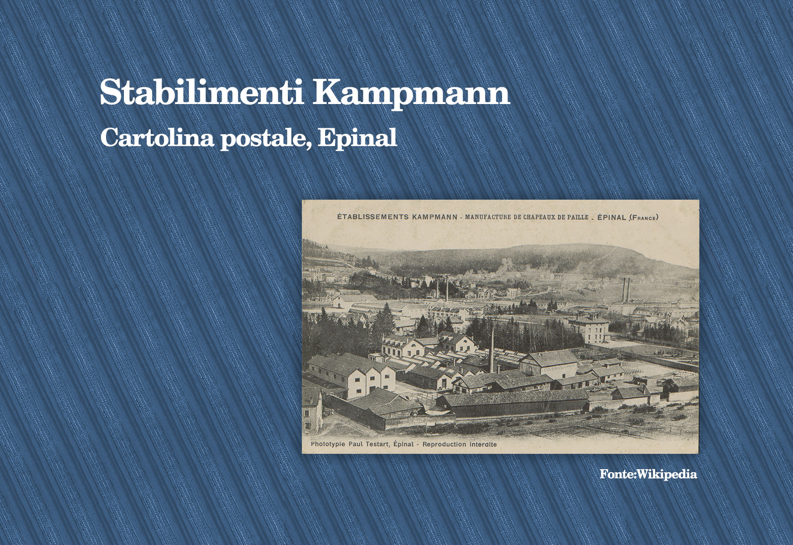 Stabilimenti Kampmann Cartolina