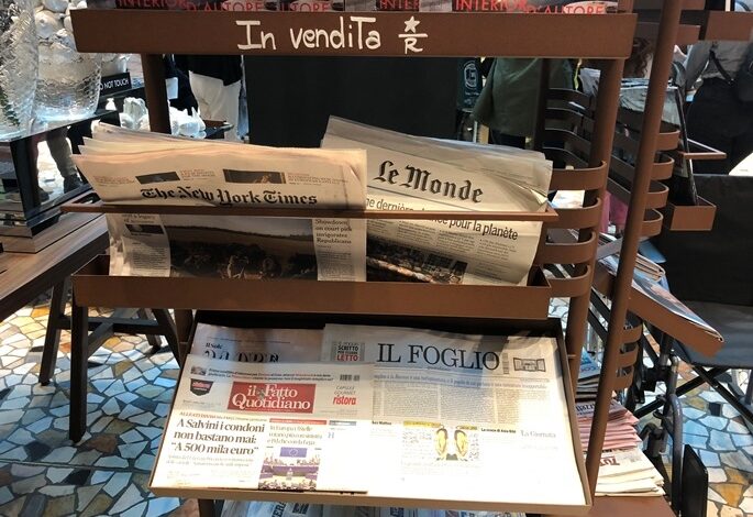 Starbucks Reserve i giornali