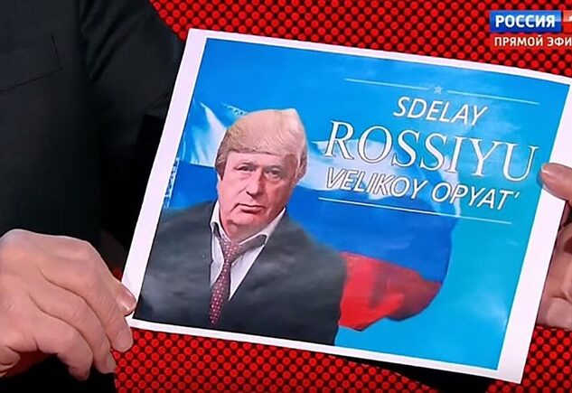 Vladimir Zhirinovsky nei panni di Donald Trump