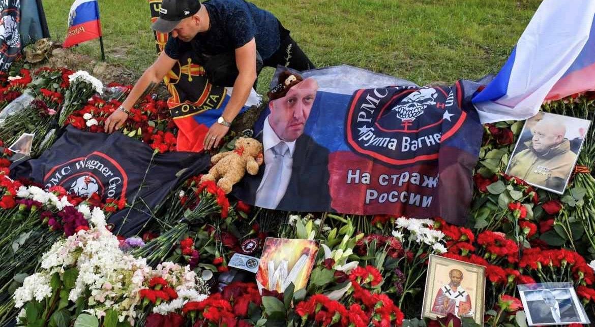 Wagner fiori per Prigozhin