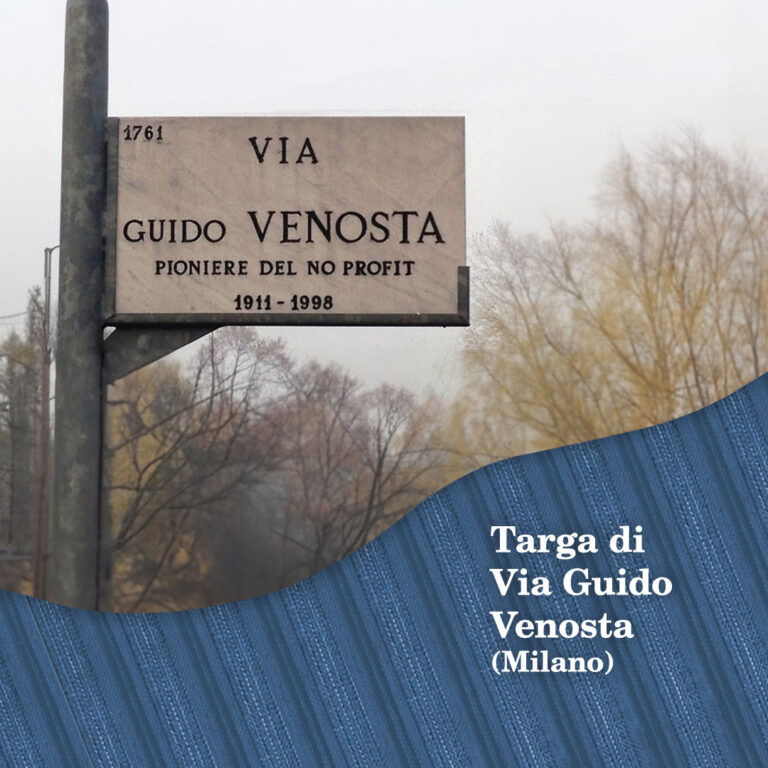 Targa via Guido Venosta, Milano
