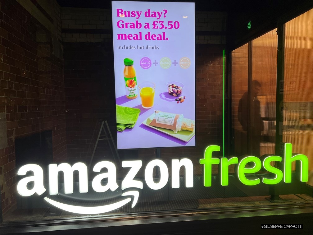 Amazon Fresh pubblicità Londra