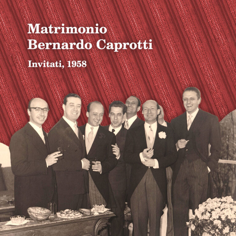 Bernardo Caprotti al suo matrimonio