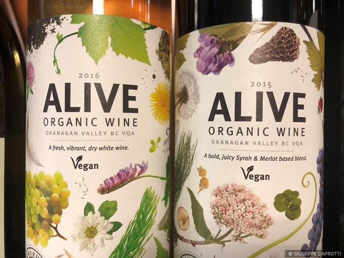 Canada vino vegan
