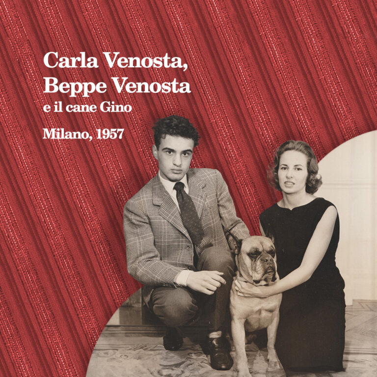 Carla Venosta, Beppo Venostaand the dog Gino