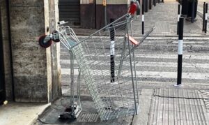 Carrello rovesciato