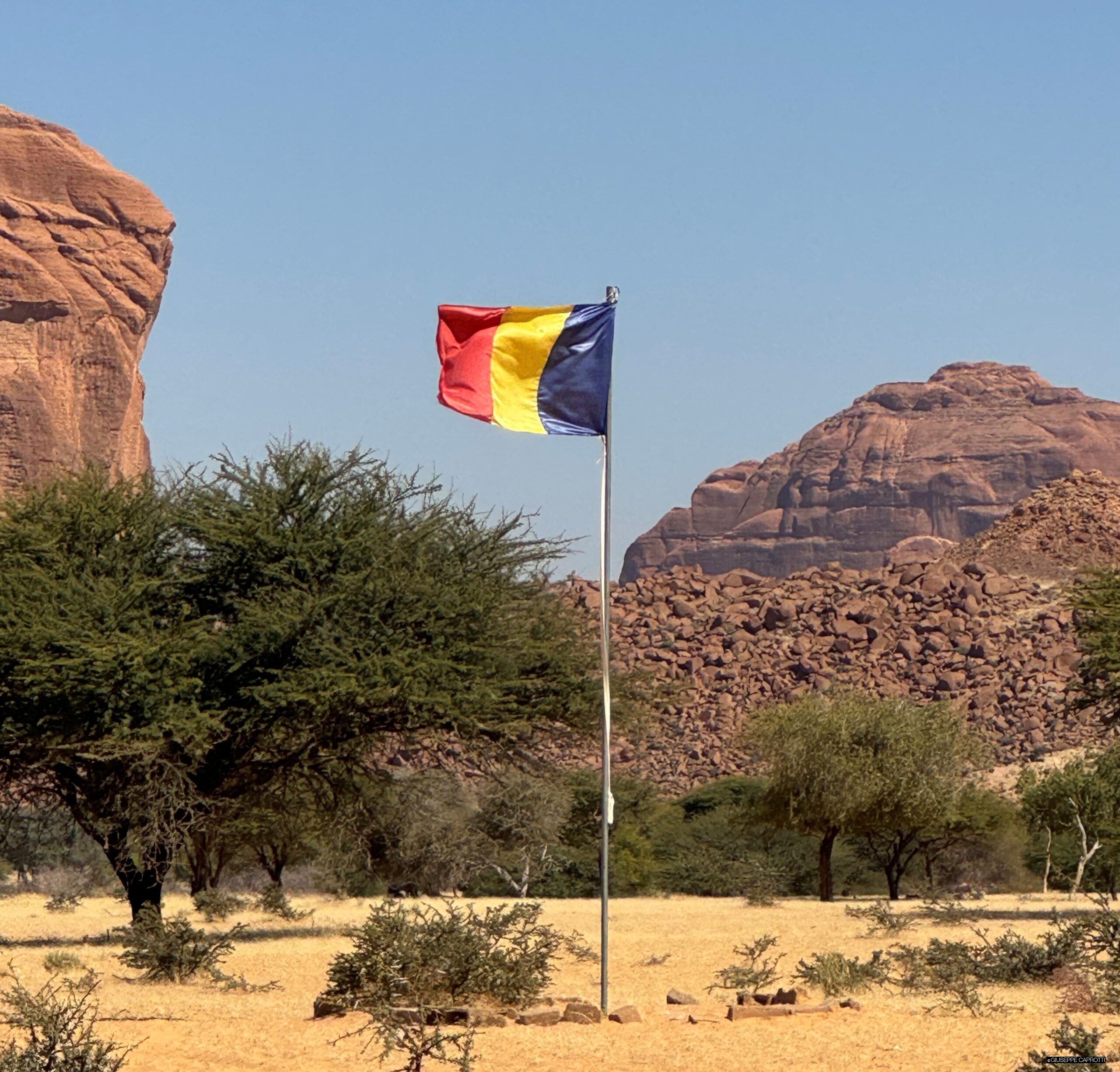 Ciad Giuseppe Caprotti bandiera 1