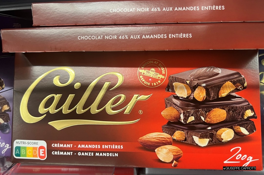 Cioccolato Cailler Nestlè Nutri - score 2023