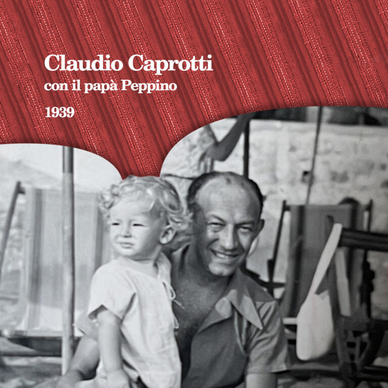 Claudio col papà Peppino_1939