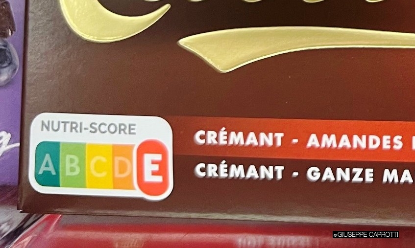 Cover Cioccolato Cailler Nestlè Nutri – score 2023