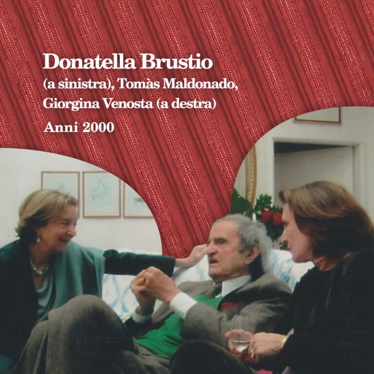 Donatella Brustio, Tomas Maldonado e Giorgina Venosta