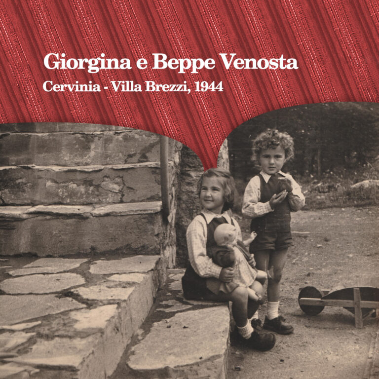 Giorgina e Beppe Venosta a Cervinia, Villa Brezzi, agosto 1944