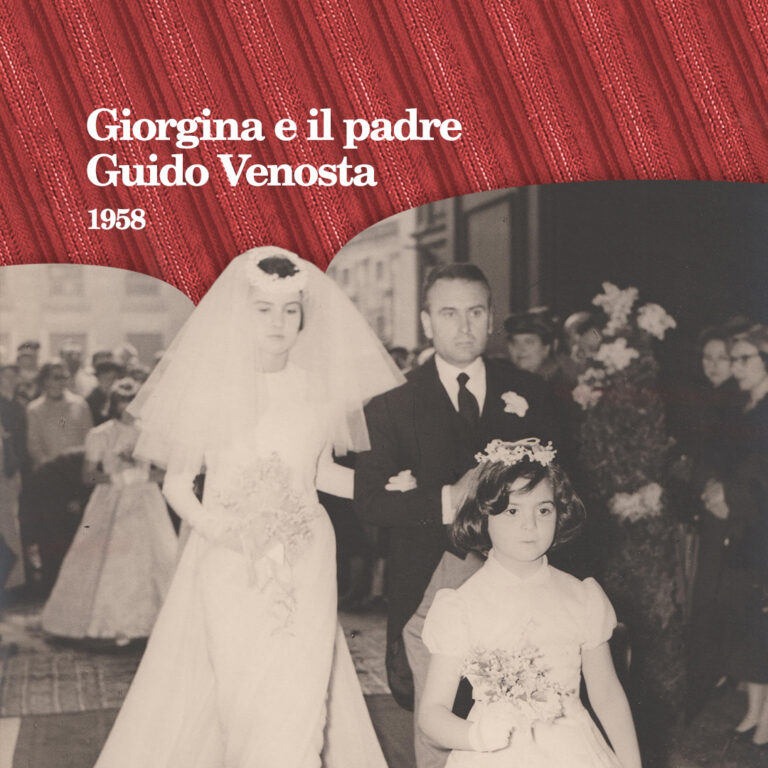 Giorgina e il padre Guido Venosta, 1958