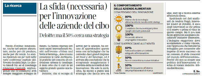 Giuseppe Caprotti a Seeds and Chips Corriere 10 Maggio 2017 1