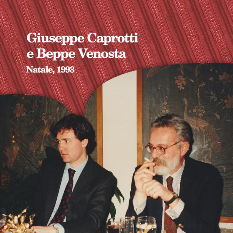 Giuseppe Caprotti e Beppe Venosta, Natale 1993