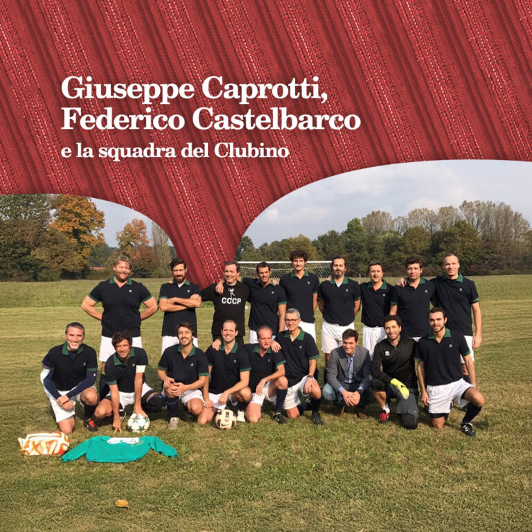 Giuseppe Caprotti e la squadra del Clubino