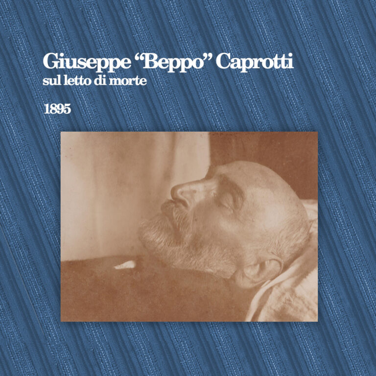 Giuseppe _Beppo_ Caprotti sul letto di morte 1895