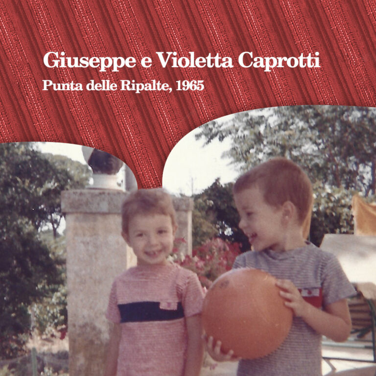 Giuseppe e Violetta Caprotti a Punta delle Ripalte, 1965