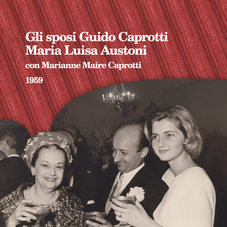 Gli sposi Guido Caprotti e Maria Luisa Austoni con Marianne Maire Caprotti, 1959