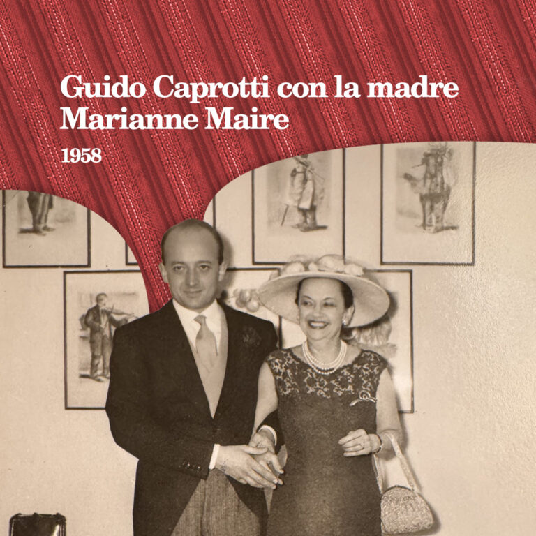 Guido Caprotti con la madre Marianne Maire