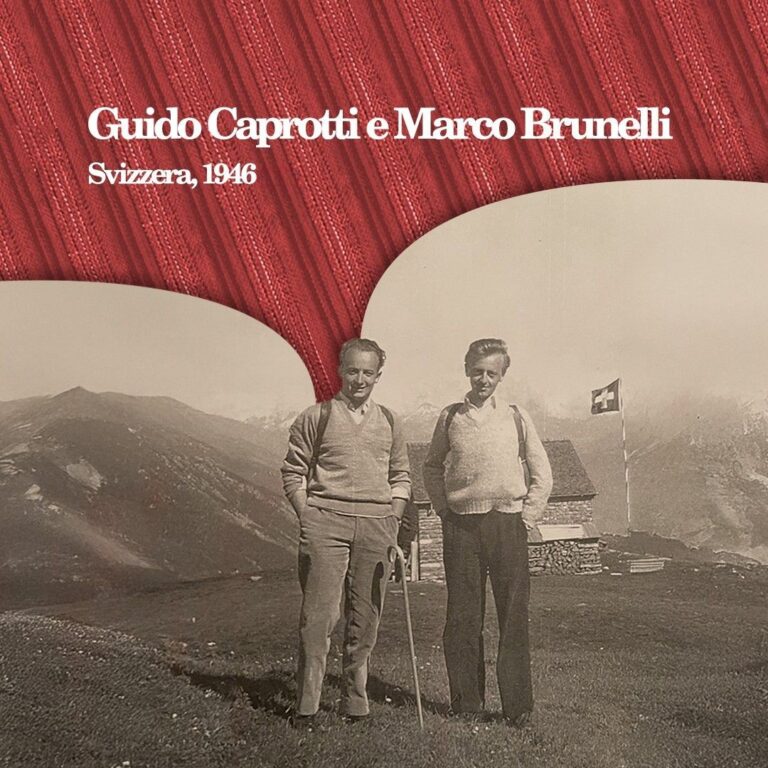 Guido Caprotti e Marco Brunelli nel 1946 Le ossa dei Caprotti