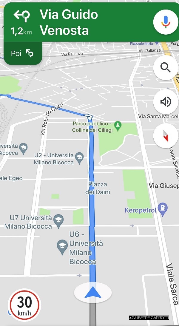 Guido Venosta via a Milano