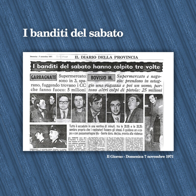 I banditi del sabatonovembre 1971