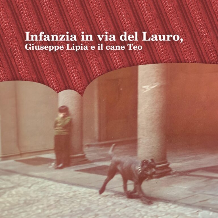 Infanzia in via del Lauro Giuseppe Lipia e il cane Teo