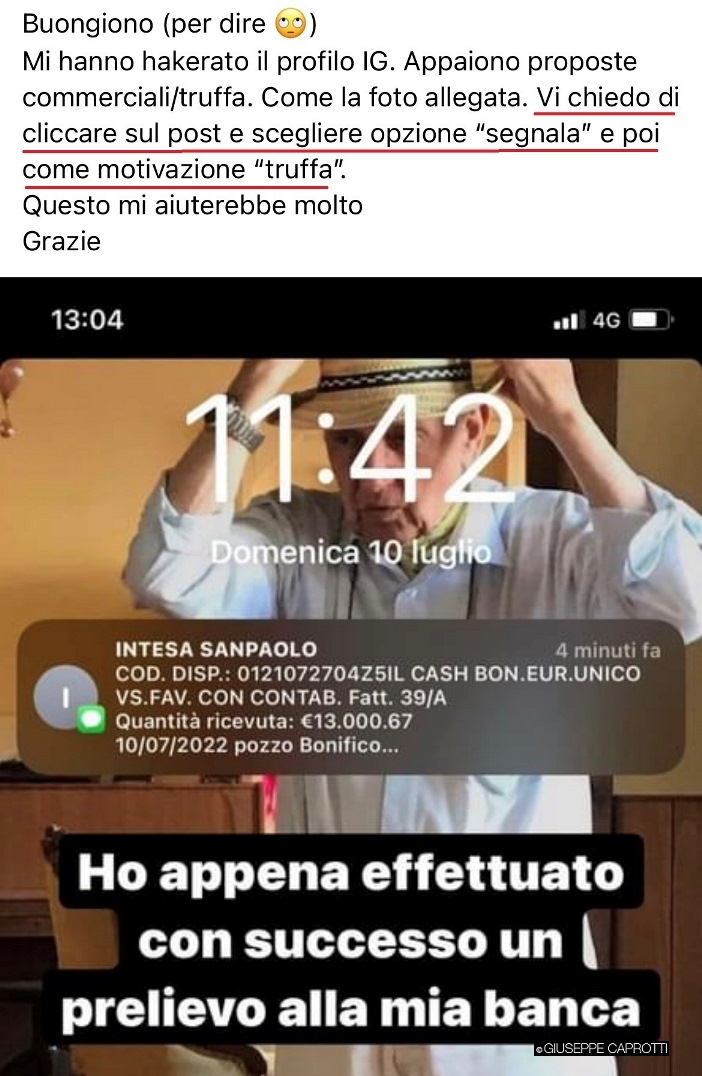 Instagram truffa come segnalare e bloccare