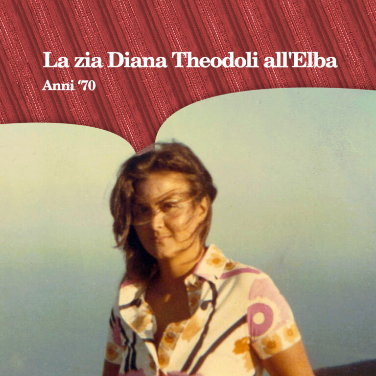 La zia Diana Theodoli all'Elba